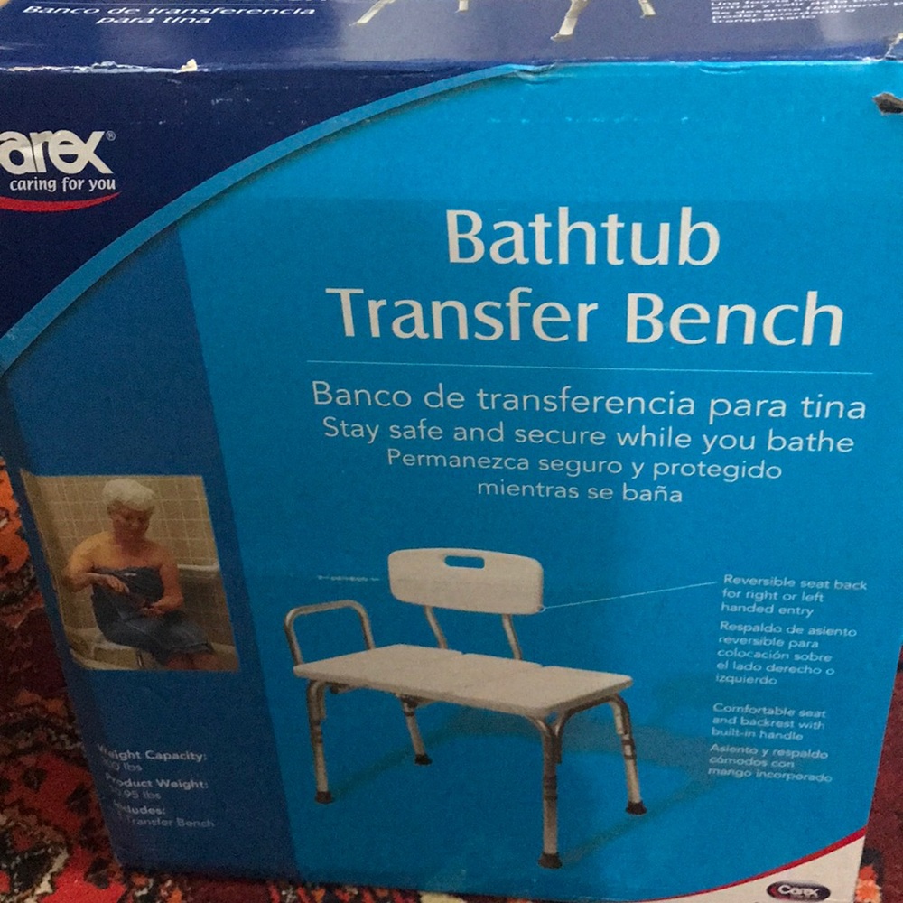 COPY - Bathtub transfer bench